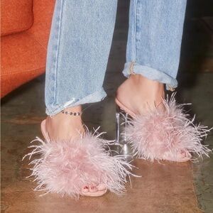 Jeffrey Campbell Chambre Feather Heels